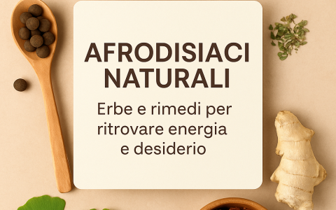 Afrodisiaci naturali: erbe e rimedi erboristici per energia e desiderio Afrodisiaci naturali: erbe e rimedi erboristici per energia e desiderio
