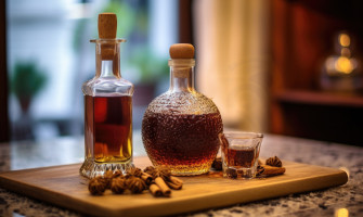 Liquore casalingo con spezie esotiche