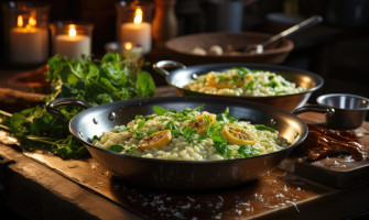 Erbe in cucina: risotto profumato al timo e salvia