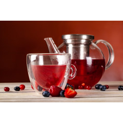 Tisana mirtillo e ciliegia Tisana mirtillo e ciliegia