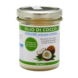Olio di cocco vergine pressato a freddo Olio di cocco vergine pressato a freddo