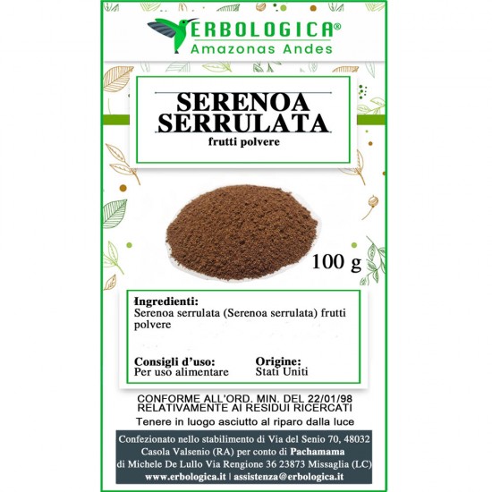 Serenoa serrulata frutti polvere Serenoa serrulata frutti polvere