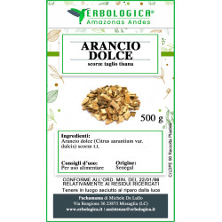 Arancio scorze dolci essiccate, infusi, tisane e liquori