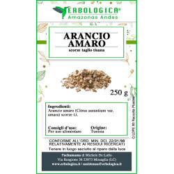 Arancio amaro scorze essiccate per tisane, liquori e cucina