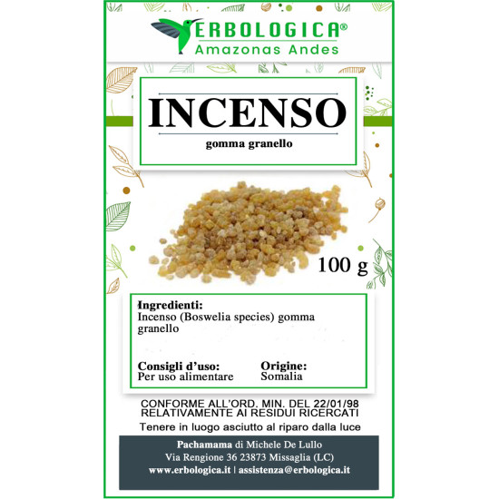 Incenso Gomma Boswelia Incenso Gomma Boswelia