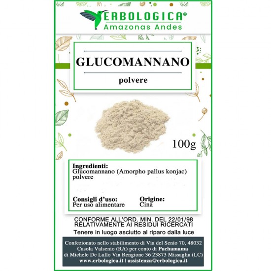 Glucomannano radice polvere Glucomannano radice polvere