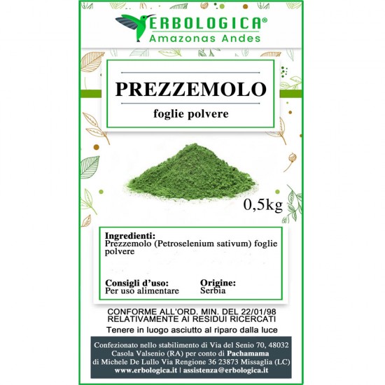 Prezzemolo foglie in polvere Prezzemolo foglie in polvere