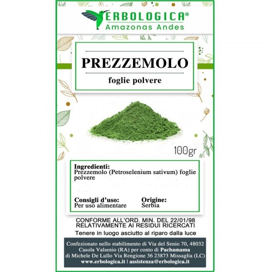 Prezzemolo foglie in polvere Prezzemolo foglie in polvere