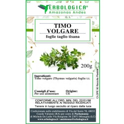 Timo volgare foglie e fiori taglio tisana Timo volgare foglie e fiori taglio tisana