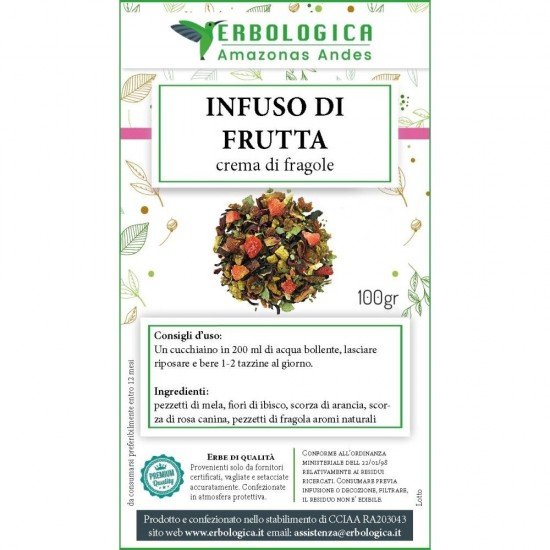Infuso composto alla fragola Infuso composto alla fragola