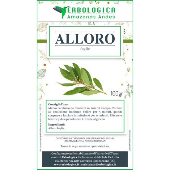 Alloro foglie tisana Alloro foglie tisana