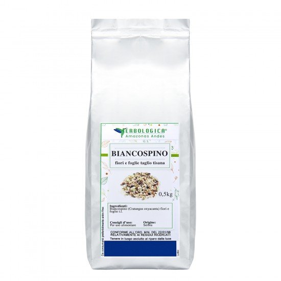 Biancospino fiori e foglie tisana Biancospino fiori e foglie tisana