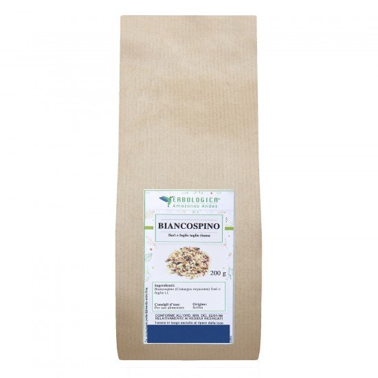 Biancospino fiori e foglie tisana Biancospino fiori e foglie tisana