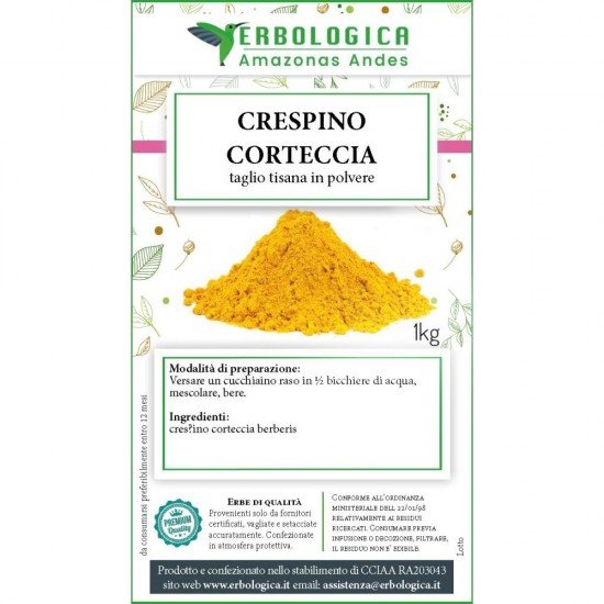 Crespino corteccia in polvere Crespino corteccia in polvere