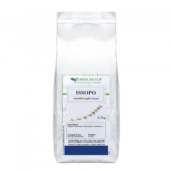 Issopo fiori e foglie taglio tisana Issopo fiori e foglie taglio tisana