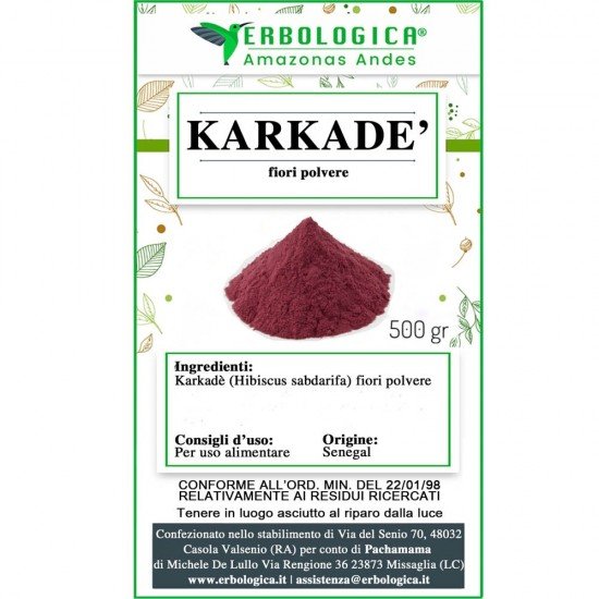 Karkade Ibisco fiori in polvere Karkade Ibisco fiori in polvere