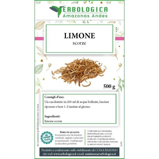 Limone scorze taglio tisana Limone scorze taglio tisana