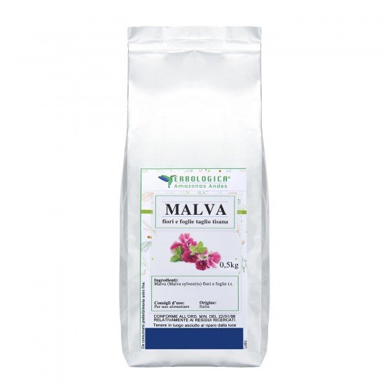 Malva fiori e foglie tisana Malva fiori e foglie tisana