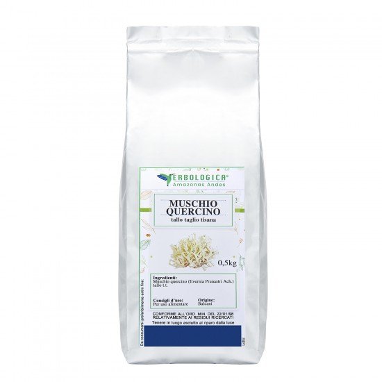 Muschio quercino tallo taglio tisana Muschio quercino tallo taglio tisana