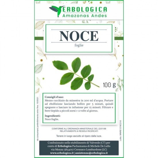 Noce foglie taglio tisana Noce foglie taglio tisana