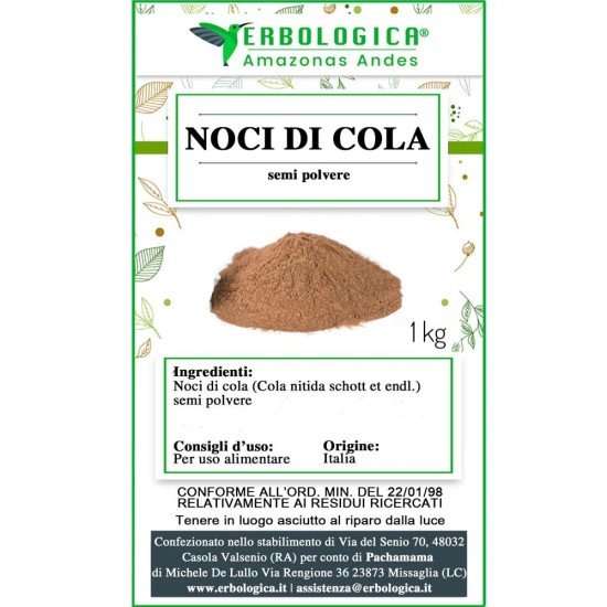 Noci di cola semi in polvere Noci di cola semi in polvere