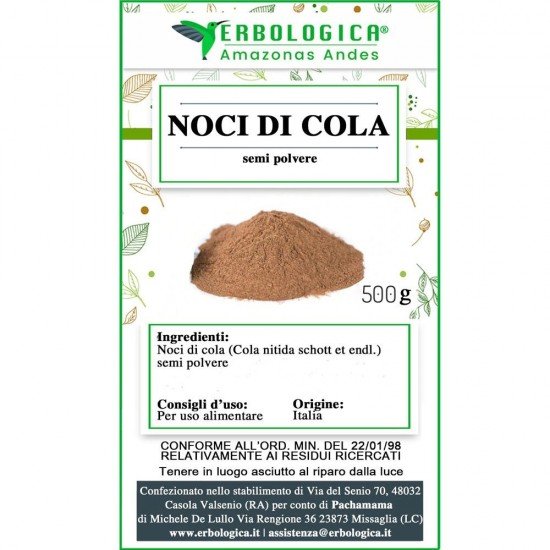 Noci di cola semi in polvere Noci di cola semi in polvere