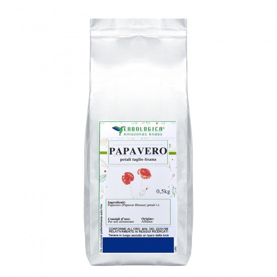 Papavero petali taglio tisana Papavero petali taglio tisana