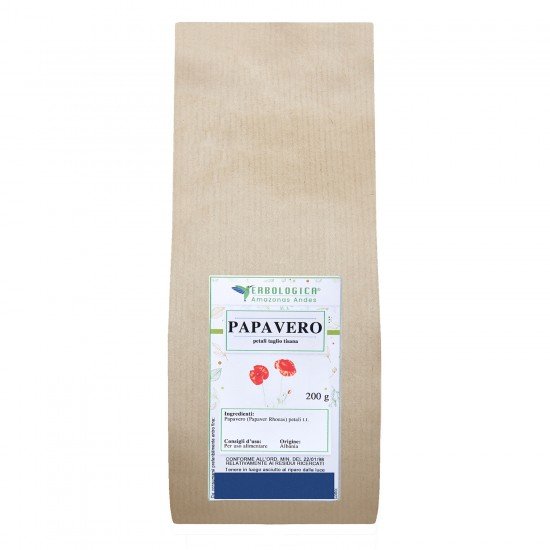 Papavero petali taglio tisana Papavero petali taglio tisana