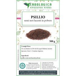Psillio semi neri in polvere Psillio semi neri in polvere