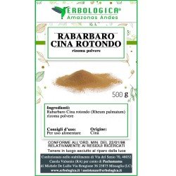 Rabarbaro cina rotondo rizoma polvere Rabarbaro cina rotondo rizoma polvere