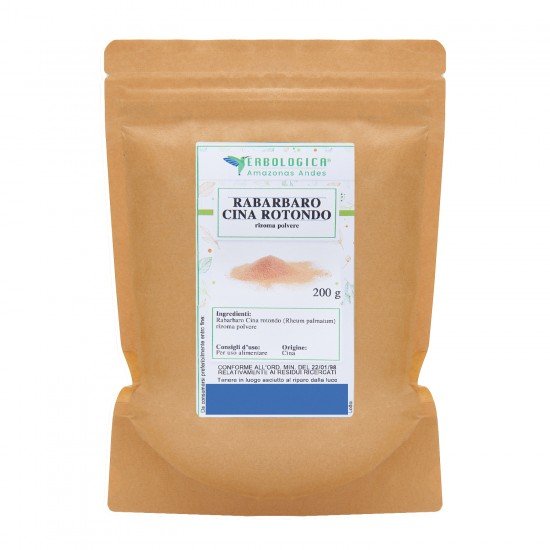 Rabarbaro cina rotondo rizoma polvere Rabarbaro cina rotondo rizoma polvere