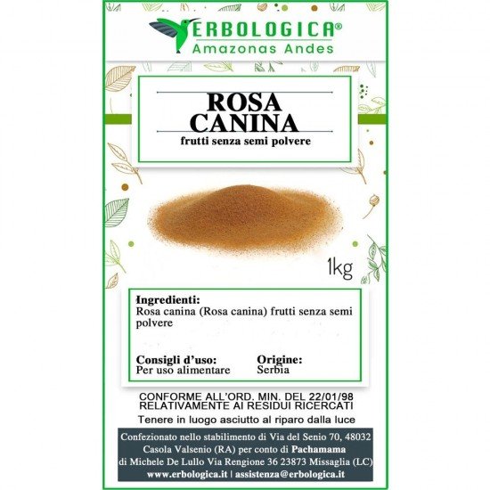 Rosa canina frutti senza semi in polvere Rosa canina frutti senza semi in polvere