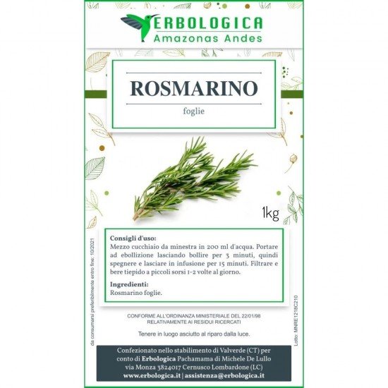 Rosmarino foglie taglio tisana Rosmarino foglie taglio tisana