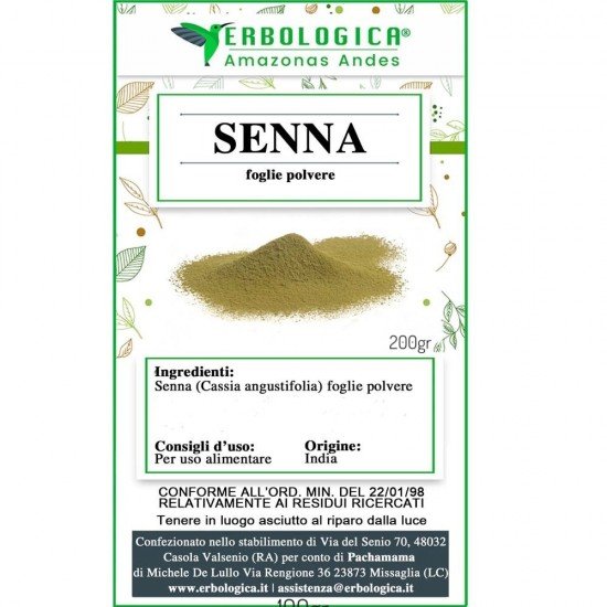 Senna in polvere Senna in polvere