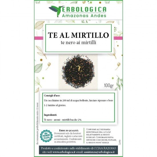 Tè nero ai mirtilli Tè nero ai mirtilli