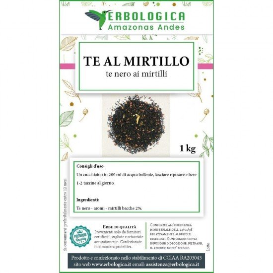 Tè nero ai mirtilli Tè nero ai mirtilli