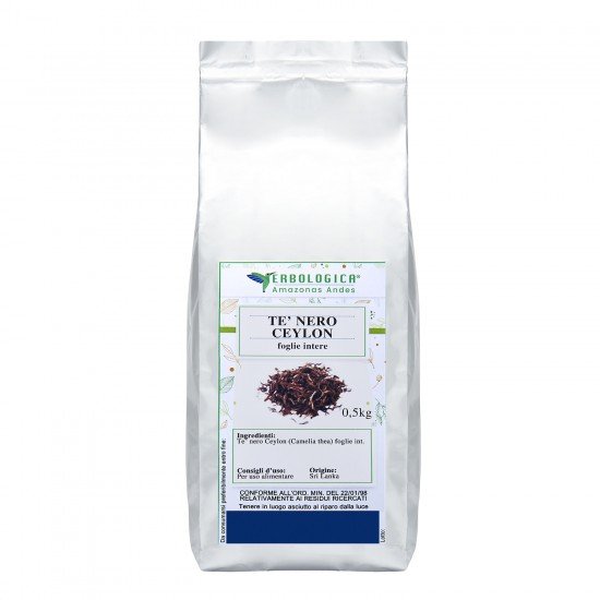 Tè nero Ceylon foglie intere Tè nero Ceylon foglie intere