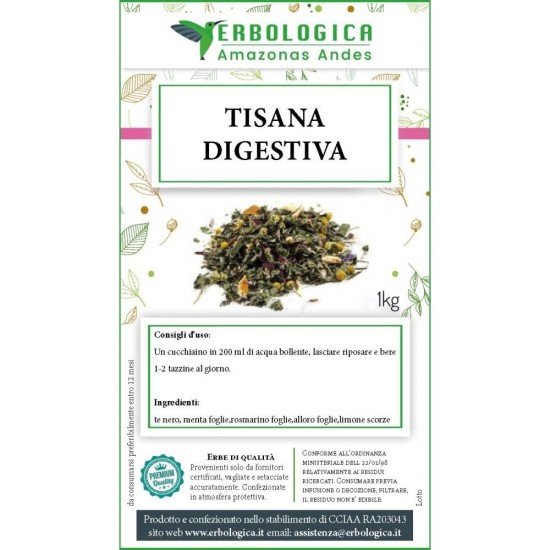 Tisana digestiva naturale