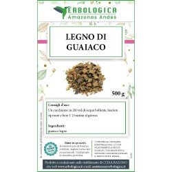 Guaiaco legno taglio tisana 