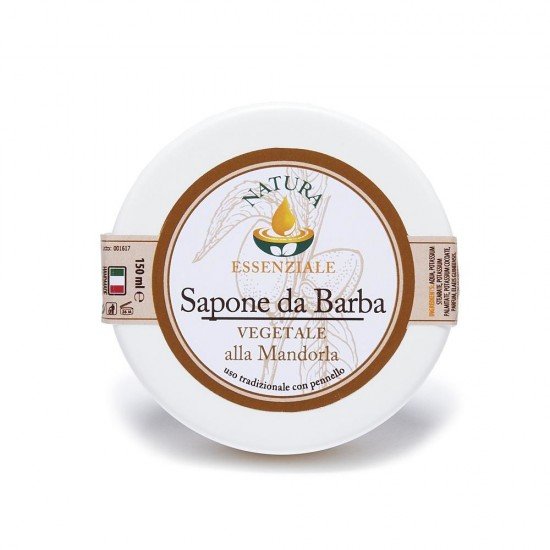 Sapone da barba vegetale alla mandorla Sapone da barba vegetale alla mandorla