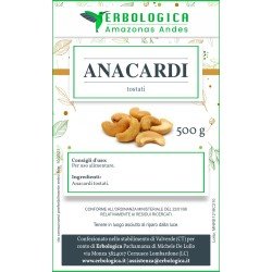 Anacardi tostati confezione da 500 grammi